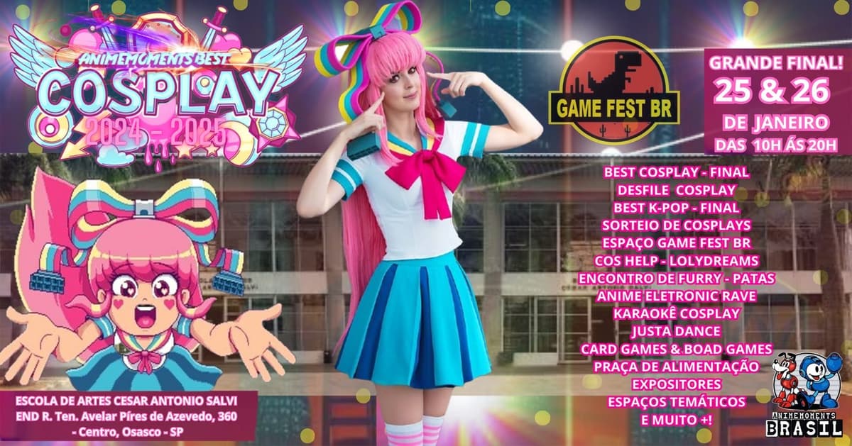 Maxine ganha novo cosplay no Instagram e incentiva otakus a melhorar