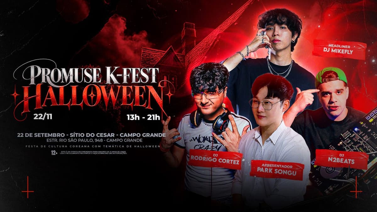 KFest comemora aniversário com edição Halloween mais spooky em 7 e 8 de novembro no México